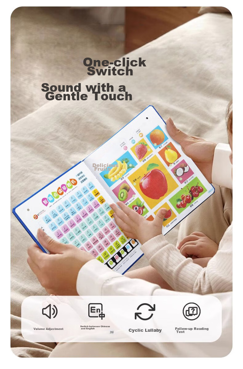 Guangduola Talking Early Education Audio Book for 0-6 Year Old Babies, Sound-Producing Point-Reading Machine, Enlightenment Infant And Children's Toy, Birthday Gift 5