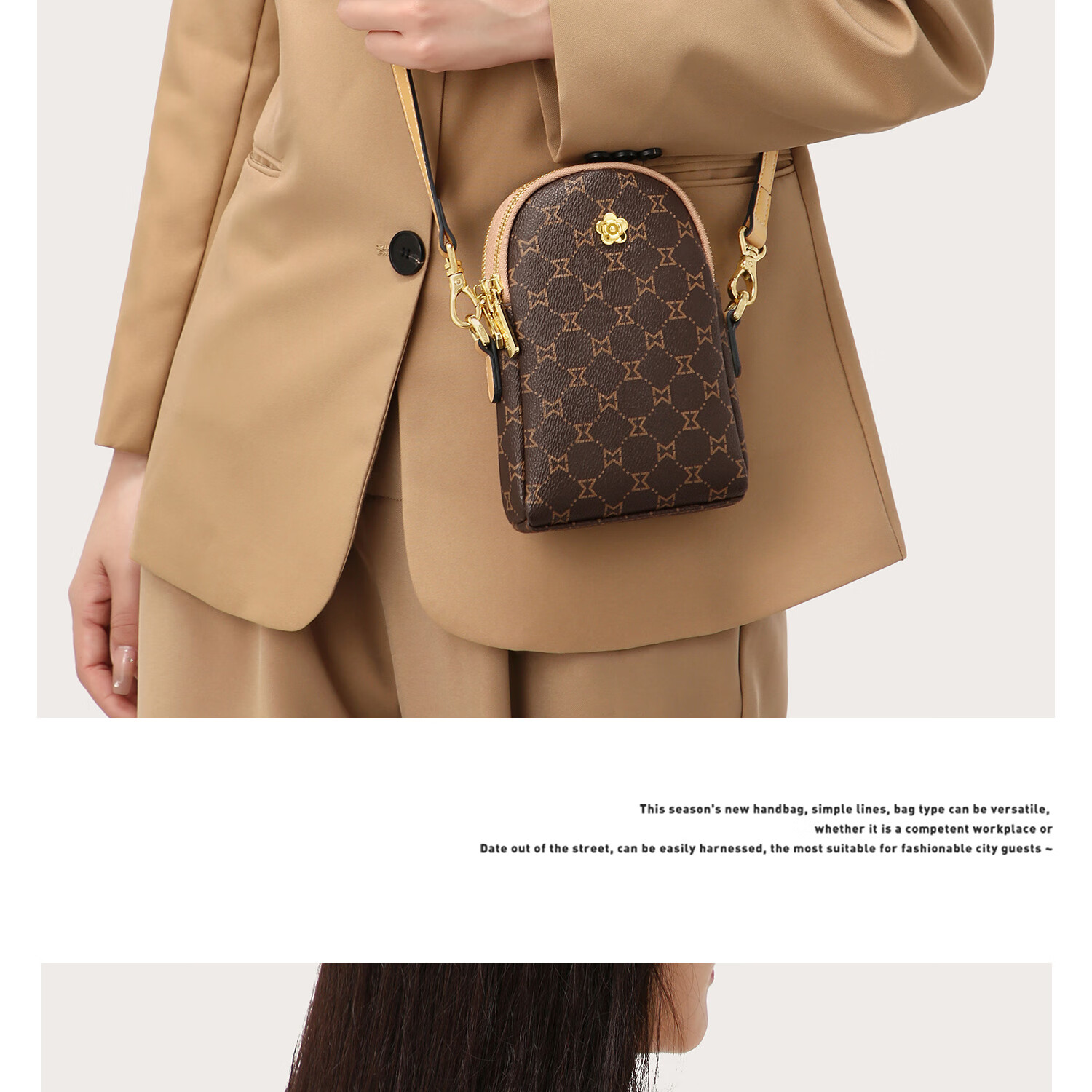 MashaLanti Women's Handbag, Luxury Phone Bag, Mini High-End Shoulder Crossbody Bag for Ladies, Mother's Day Gift on May 20th 19