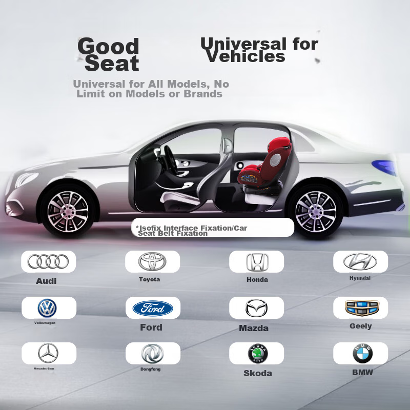 innokids儿童安全座椅汽车用ISOFIX接口 0-4-12岁婴儿宝宝新生儿可躺YC06