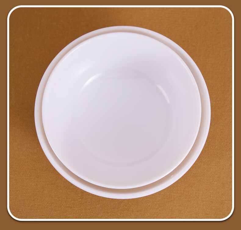 Xinjigaoge XJ5-1 Melamine Straight Bowl, 10 Pieces Per Box, 5-Inch Melamine Noodle Bowl Soup Bowl Rice Bowl, 12.5*6cm 3