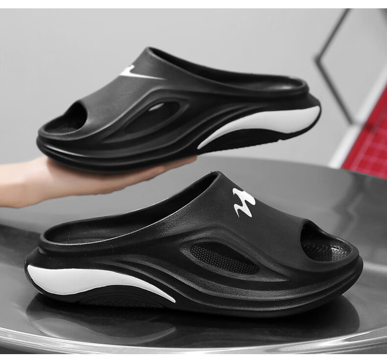 Shuangxingbate Men's Sports Slippers, Summer Outdoor Beach Shoes, Swimming Indoor Shower Casual Outdoor Sandals for Me 4