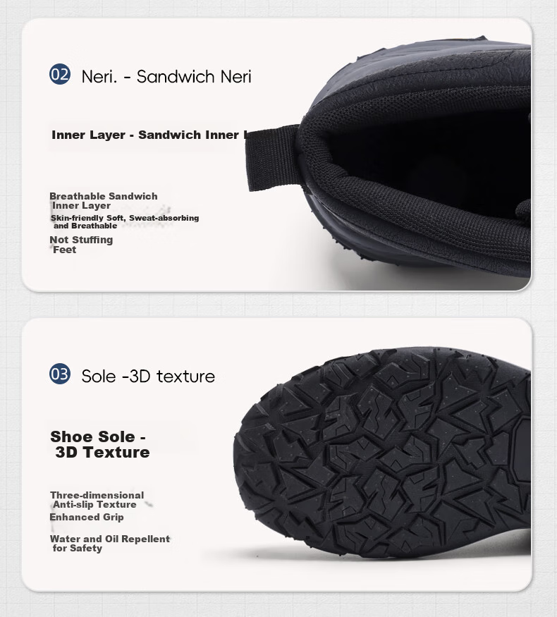 Dinggu Safety Shoes with Steel Toe, Puncture-Resistant, Smart Buckle, Wear-Resistant High-Top Autumn And Winter Men's Shoes JD1358BGD41 10
