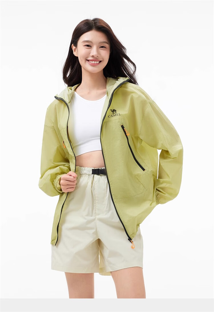 CAMEL Outdoor Sunscreen Jacket Unisex Spring Summer UV Protection Lightweight Coat [Wang Junkai Edition] 21