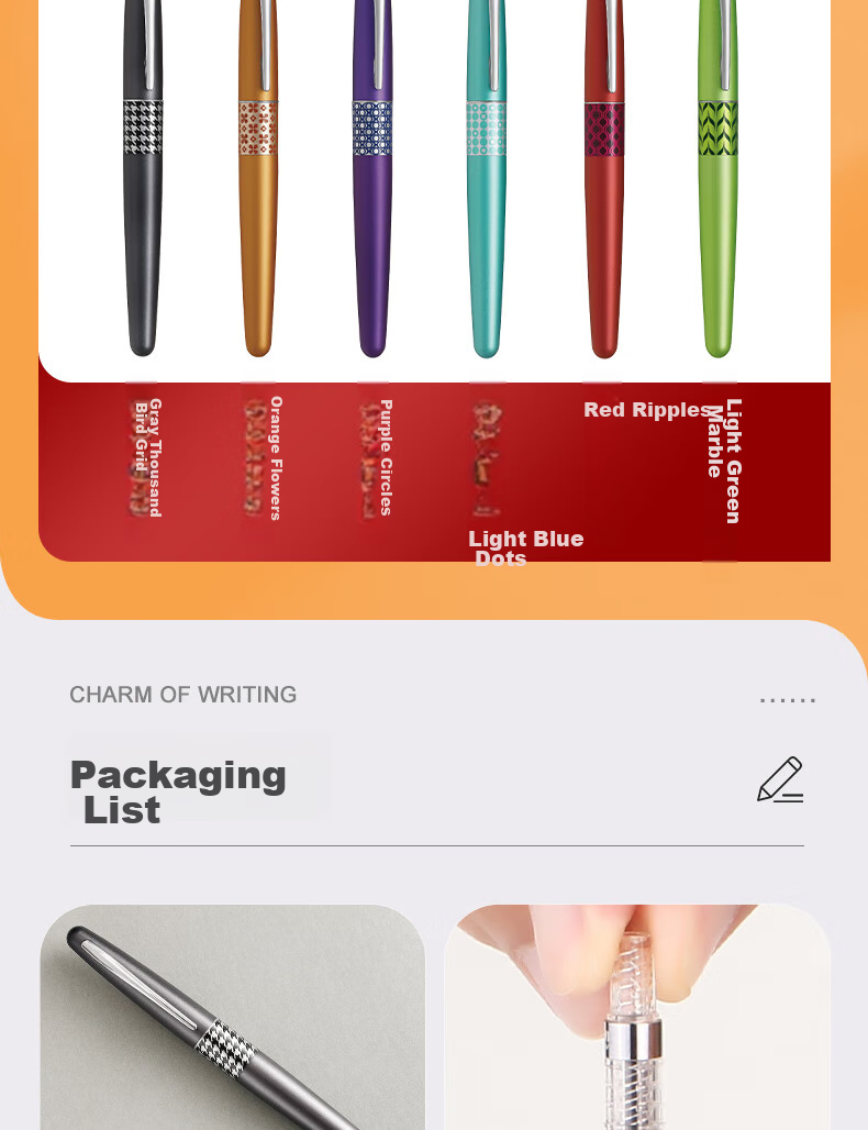 PILOT 88G Palace-Style Fountain Pen Gift Box, Business Signature Pen, Calligraphy Practice Pen, Ink Set Gift, Mizi Qilu F Nib 12