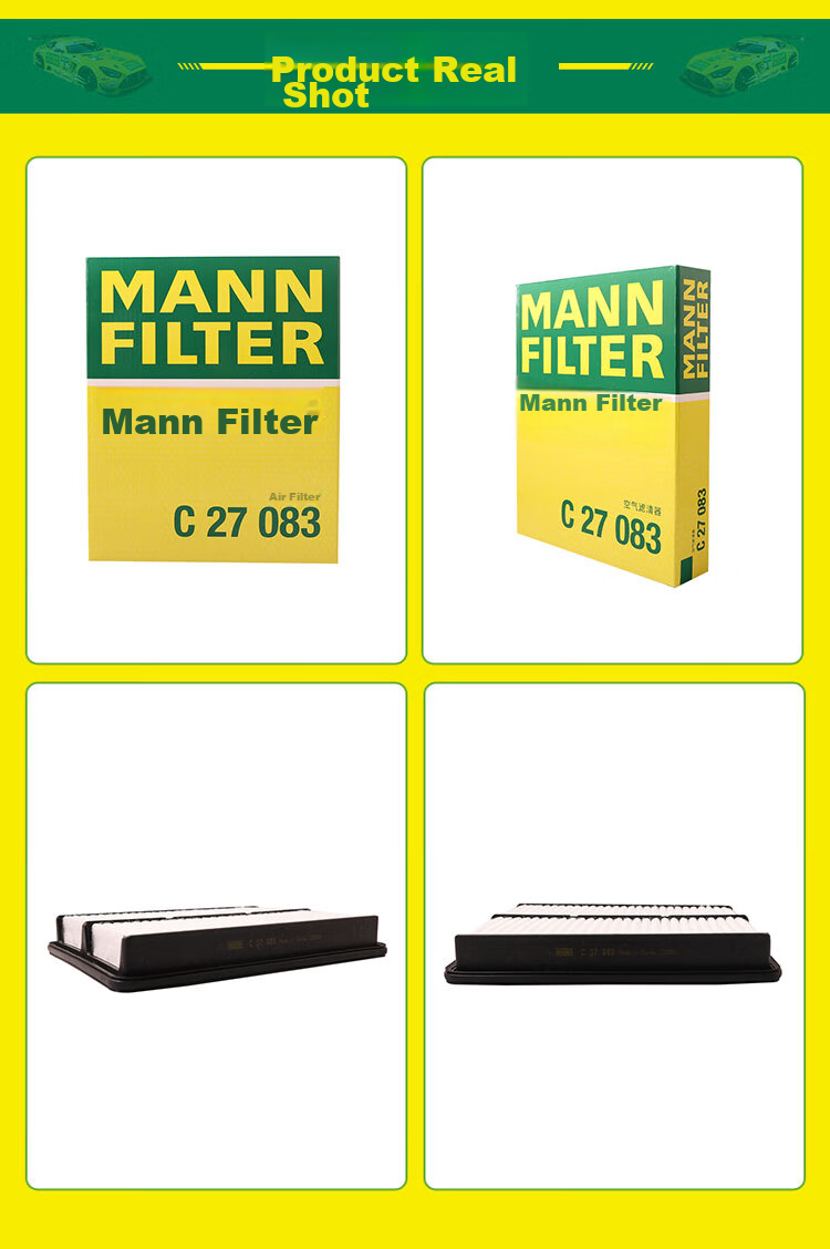 MANNFILTER Air Filter Element C27083, Compatible with Roewe I5/i6 MAX, MG5, MG6 1.5T 9