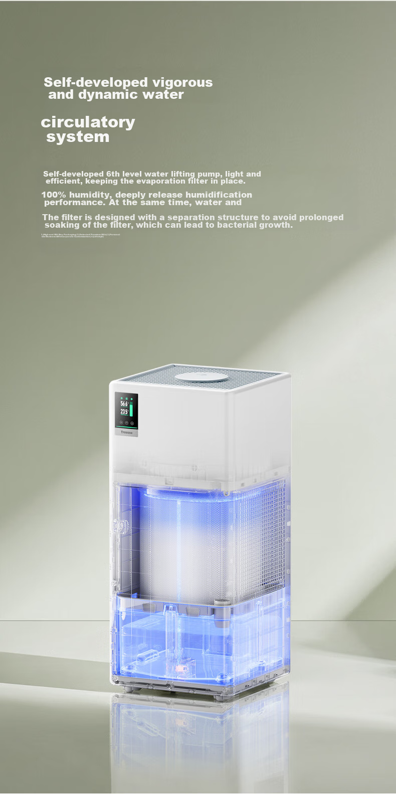 Shuxinfeng [Weijia Same Style] G2 Mist-Free Humidifier, Quiet Antibacterial, Suitable for Mothers And Babies, Home Use, Bedroom And Living Room, Large Capacity, Wide Coverage, Gift for Men And Wome 15
