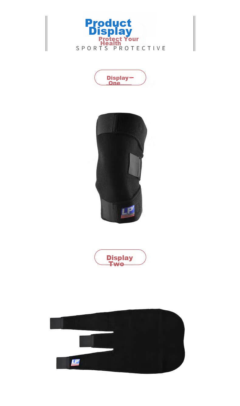 LP 756 Sports Warm Knee Brace, Easy to Put on And Take Off, Impact-Resistant, Windproof, Thickened, Single Piece, One Size Fits All 6