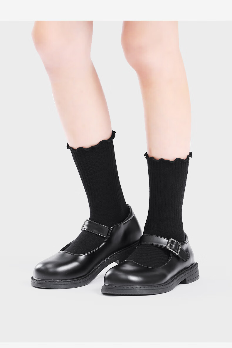 Barbie Girls' Socks, Children's Mid-Calf Socks, Spring And Autumn Cotton Socks for Girls, Short Socks, Princess Socks, Thin Ruffled Edge Slouch Socks 15