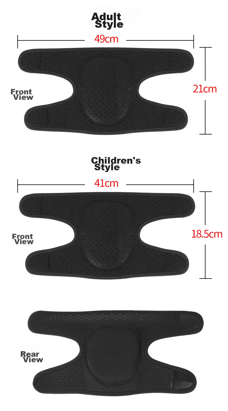 TEEIS Dance Knee Pads for Women, Adults And Children, Professional Dance Knee Protectors with Thick Foam, Breathable And Impact-Resistant 9