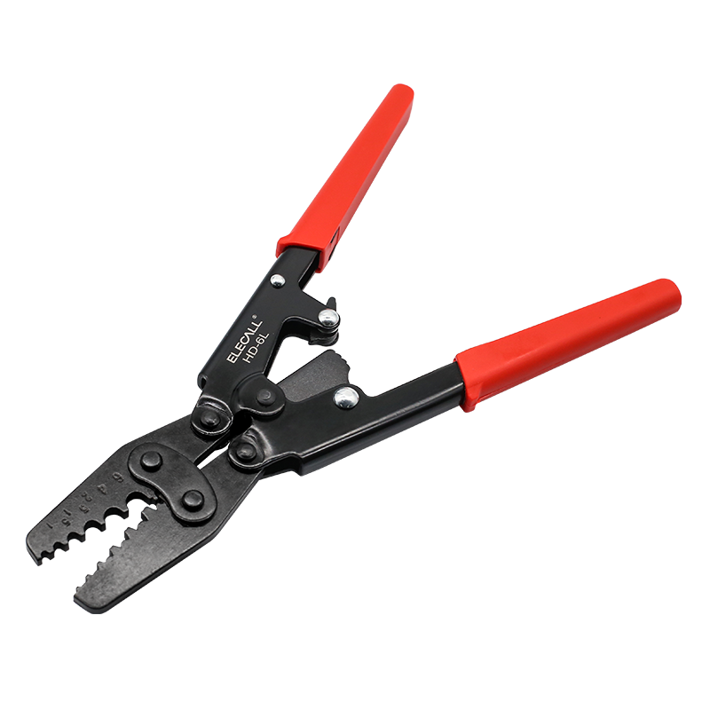 ELECALL Electrician's Crimping Pliers for 0.5-6mm² Bare Terminals, Cold Press Terminal Crimper, Multifunctional Industrial And Household HD-6L