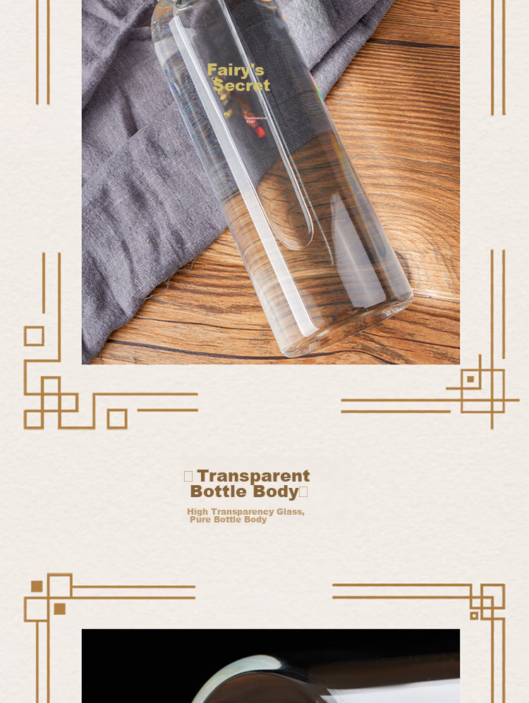 BJ Glass Bottle, Empty Bottle for Infusing Liquor, Specialized Glass Container for Homemade Alcohol, High-Quality Liquor Bottle, Empty Bottle for Infusing Liquor 11