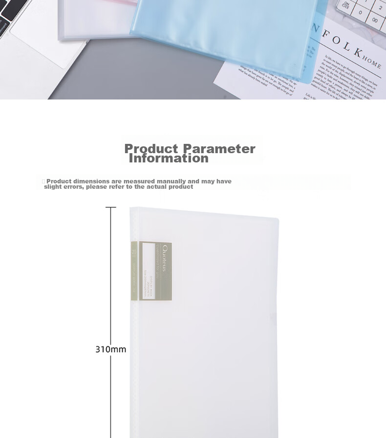 Deli A4/60-Page Document Folder with Pockets, Certificate Collection Folder, Pregnancy Check-Up Organizer, Delivery Report Organizer, Sheet Music Folder, 72557 Red 2