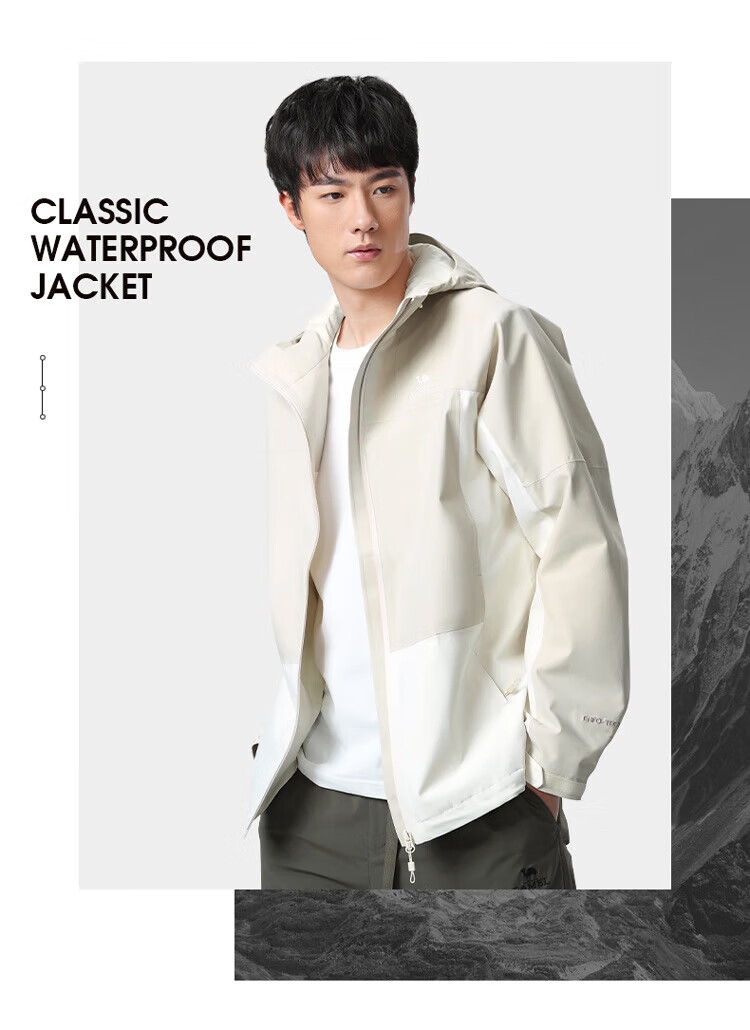 CAMEL [Yunchuan] Outdoor Mountain-Style Windproof And Waterproof Jacket, Men's Single-Layer Coat, Women's Color-Block Outdoor Camping Jacket 21