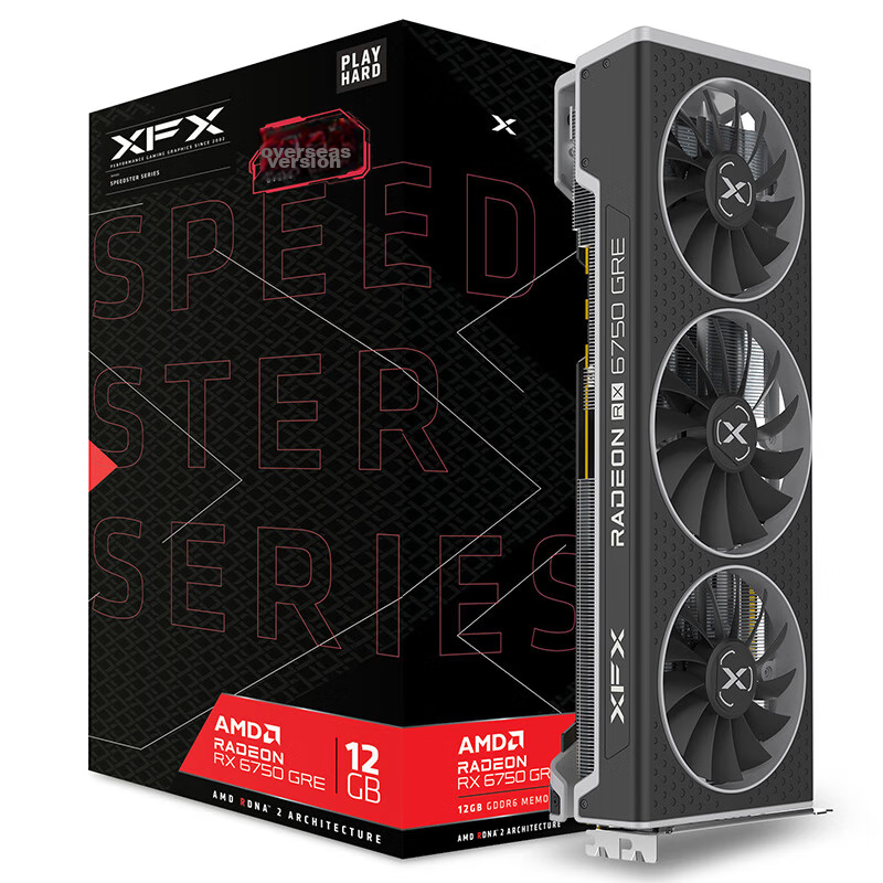 Видеокарта XFX AMD RADEON RX6750 GRE Overseas Edition, 12GB