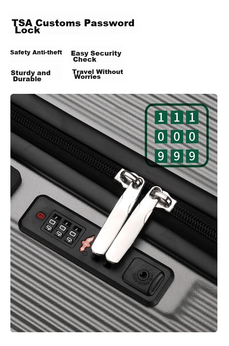 JEVI Large Capacity Suitcase for Men And Women, Student Luggage, Quiet Wheels, Universal Wheels, Zipper Lock, 26 Inches 8