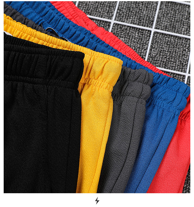 ROMON Men's Shorts, Summer Korean Style Trendy Printed Pants, Men's Sports Beach Shorts, Black M 14