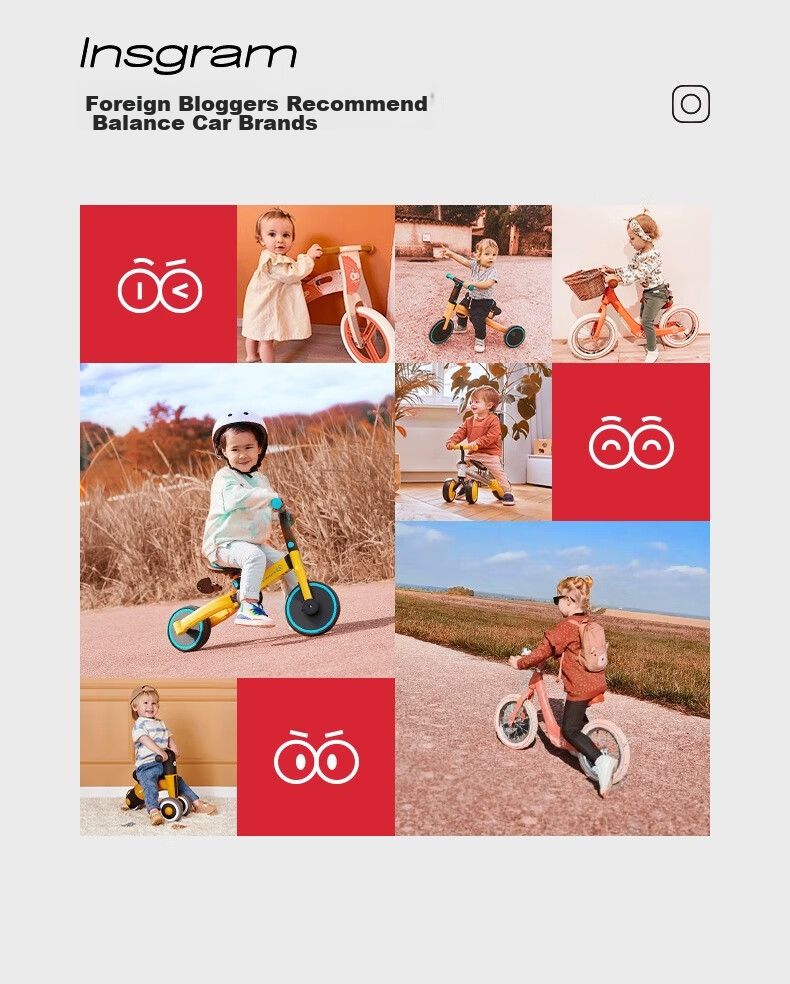 KinderKraft KK Children's Balance Bike for Ages 1-3 No Pedal Balance Bike Bicycle Shock-Absorbing Walker, Upgraded Racing Red 10