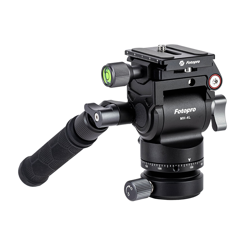 Fotopro MH-4L Leveling Bowl Base, Hydraulic Rebound, Universal 1/4 Interface, Camera Mirrorless Vertical Video Shooting Gimbal