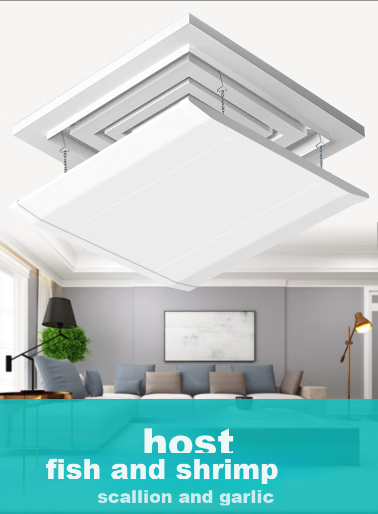 Yeebarle Central Air Conditioning Wind Deflector, Anti-Direct Blowing Full Coverage Ceiling-Mounted Office 45cm Universal Duct 5798X 5
