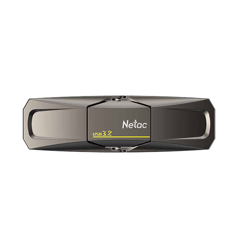 Netac 128GB USB3.2 Solid State Flash Drive US5 Type-C Dual Interface USB Drive Read 530MB/s Write 450MB/s Mobile Solid State Drive for Phone And Computer, Speed Boost