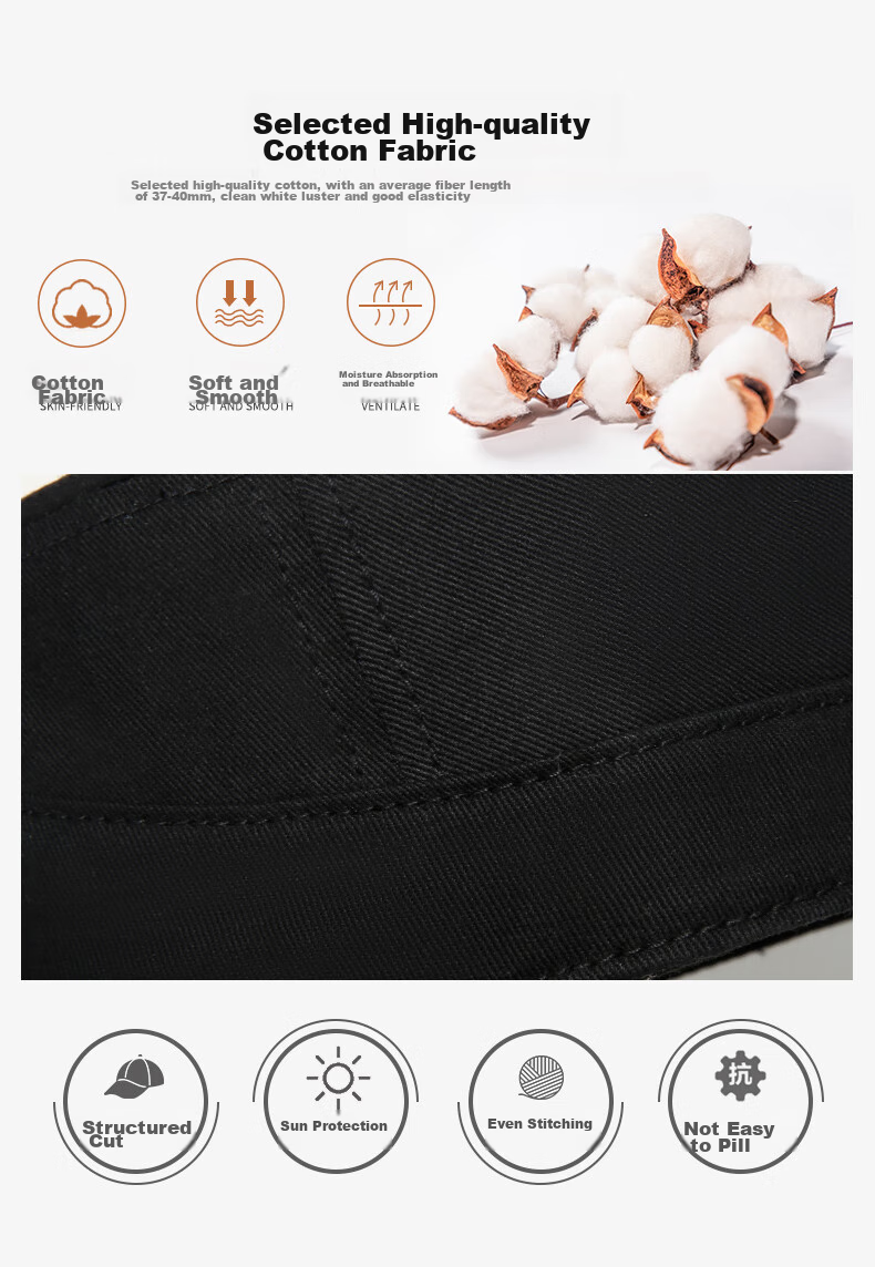 JEEP Men's Flat-Top Cap, All-Season Style, Baseball Cap for Middle-Aged And Elderly, Outdoor Casual Versatile Cap A0293 4