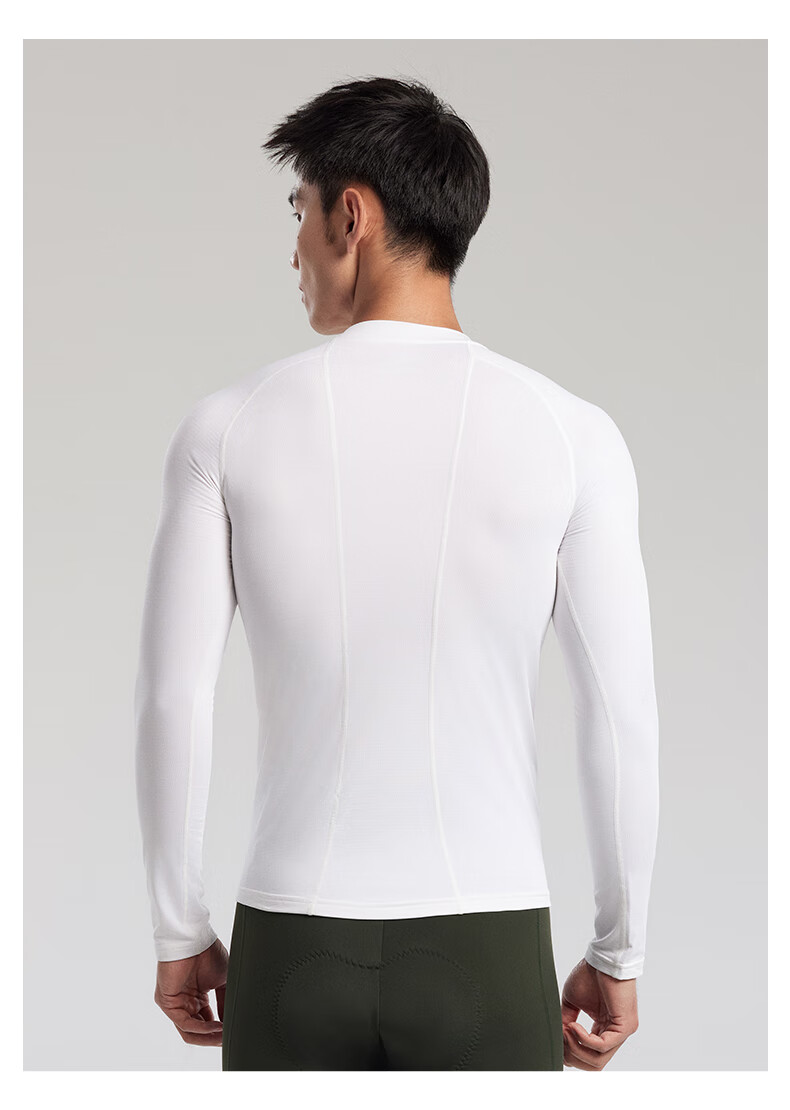 LI-NING Long Sleeve Cycling Thermal Base Layer Unisex Autumn Winter Road Bike Windproof Sweat-Wicking Compression Shirt 9