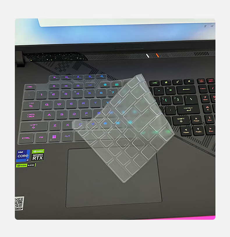 Jiasu ROG Gun God 9plus/9plus Ultra Edition Keyboard Cover, Laptop Keyboard Protective Film, Keyboard Dust Cover, Highly Transparent Invisible 2