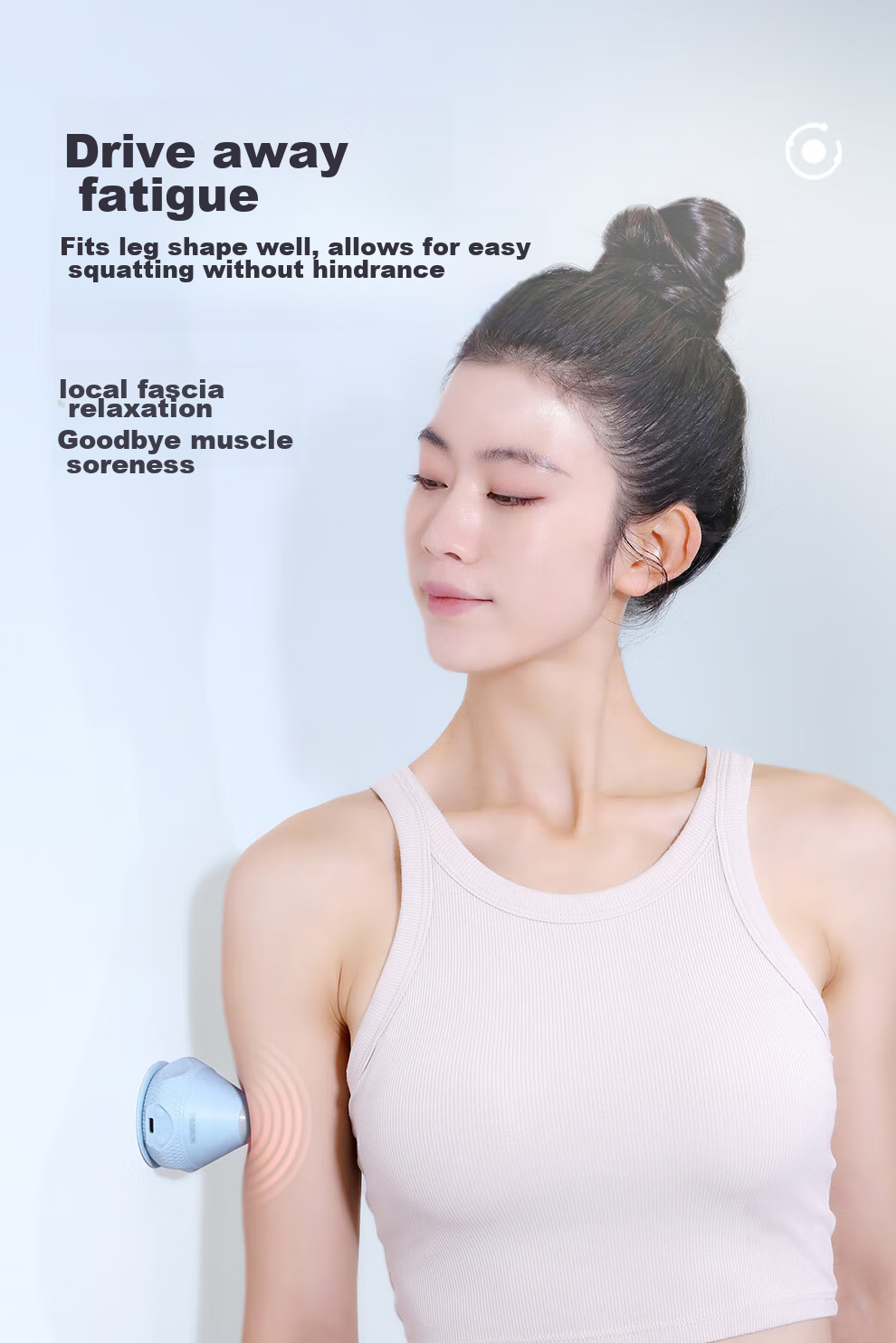 PROIRON Puli'ai Electric Adhesive Fascia Ball for Shoulder, Neck, Back Muscle And Foot Soles Relaxation Heat Therapy Professional Massage Device Gree 6