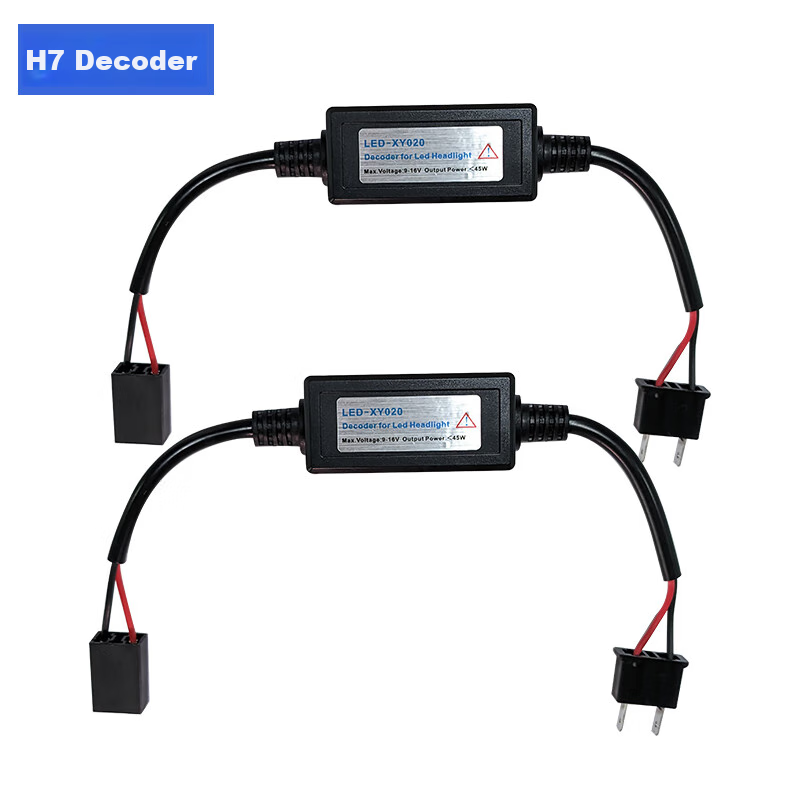 SAST Car LED Headlight Decoder Filter Strobe Fault Detector, Automotive Accessory Filter Decoder H7
