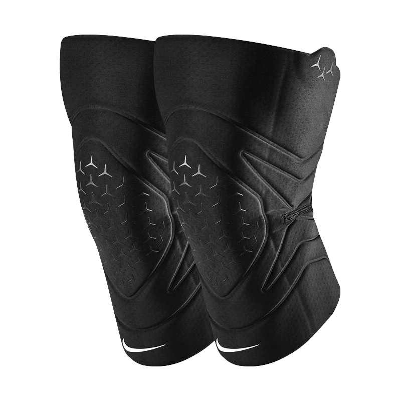 NIKE Professional Sports Knee Pads for Basketball, Badminton, Climbing, Meniscus Protection N1000674010XL Two Pieces