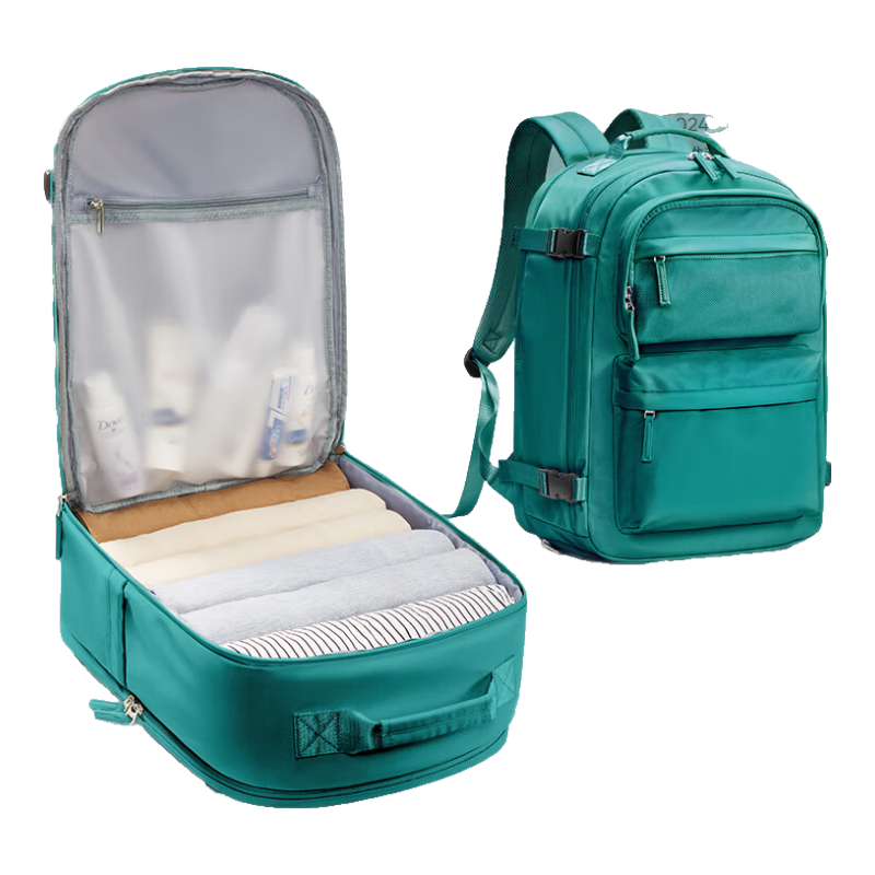 Landcase Backpack, Travel Bag for Women, Large Capacity, Short-Trip Travel Bag, Business Trip Luggage Bag for Men, 3757 Dark Gree