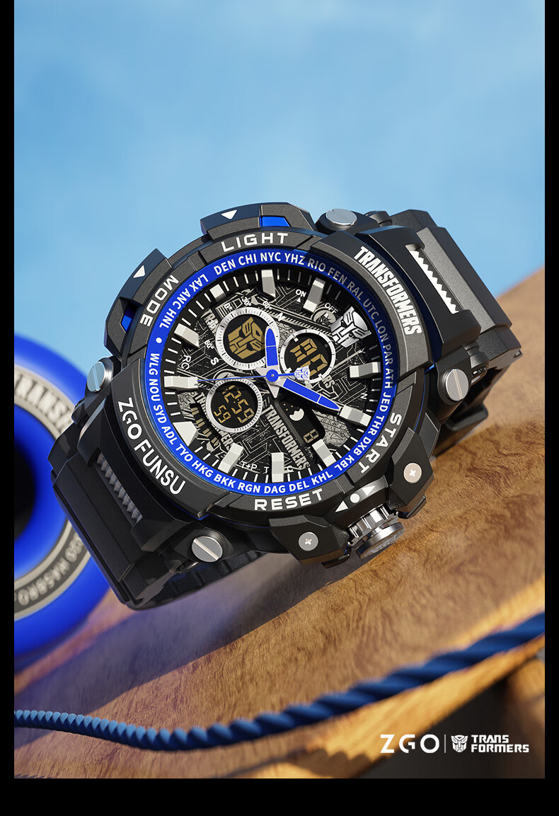 ZGO Sports Outdoor Multifunctional Digital Watch, Military Tactical Specialized Watch for Enlisted Soldiers, Mechanical Watch for Middle And High School Students, Men's Style 15