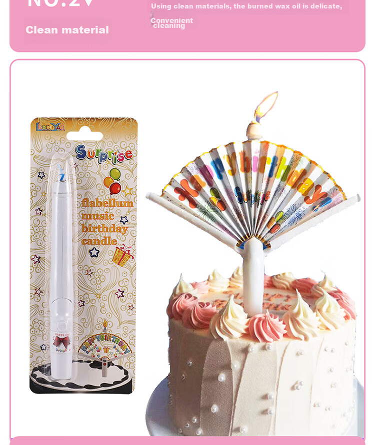 Gongxun Lotus Flower Birthday Candle Cake for Children, Home Use, Flower-Opening Rotating Music Singing Creative Desig 6
