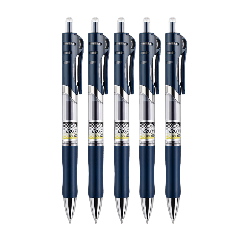 MINMA MINMA 12-Pack Ink Blue Retractable Gel Pens 0.5mm Bullet Tip Business Office Student Exam X35 Water-Based Pens Signing Pens Writing Pens Office Supplies Doctor Prescription Pens