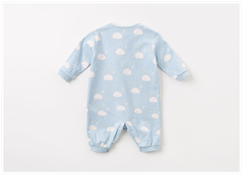 DAVE & BELLA Unisex Baby Romper Spring and Autumn Cotton Newborn Jumpsuit Infant Crawling Suit Baby Onesie 7