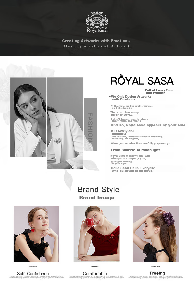 Royal Sasa Basic Hair Ties Set of 10, High-Elasticity Hair Bands, Ponytail Holders, Hair Accessories 8
