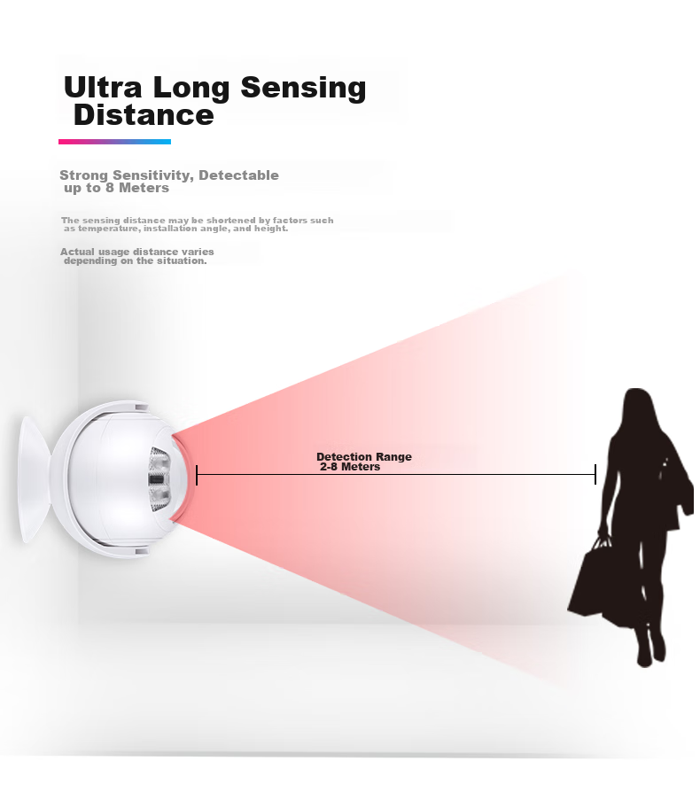 LFang SF23 Doorbell, Welcome to Visit, Entrance Shop Greeting Device, Voice Customized Reminder, Infrared Anti-Theft Alarm 12