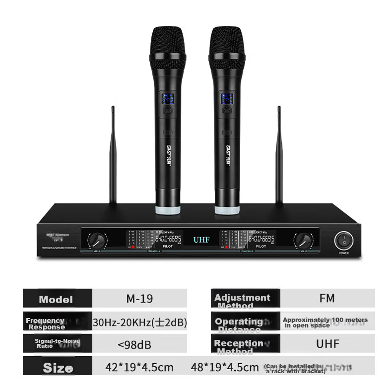 SAST Conference Room Audio System Set, 8-Inch Background Training Equipment Complete Set, Bluetooth Amplifier Wall-Mounted Speakers VD-201/K5/M 20