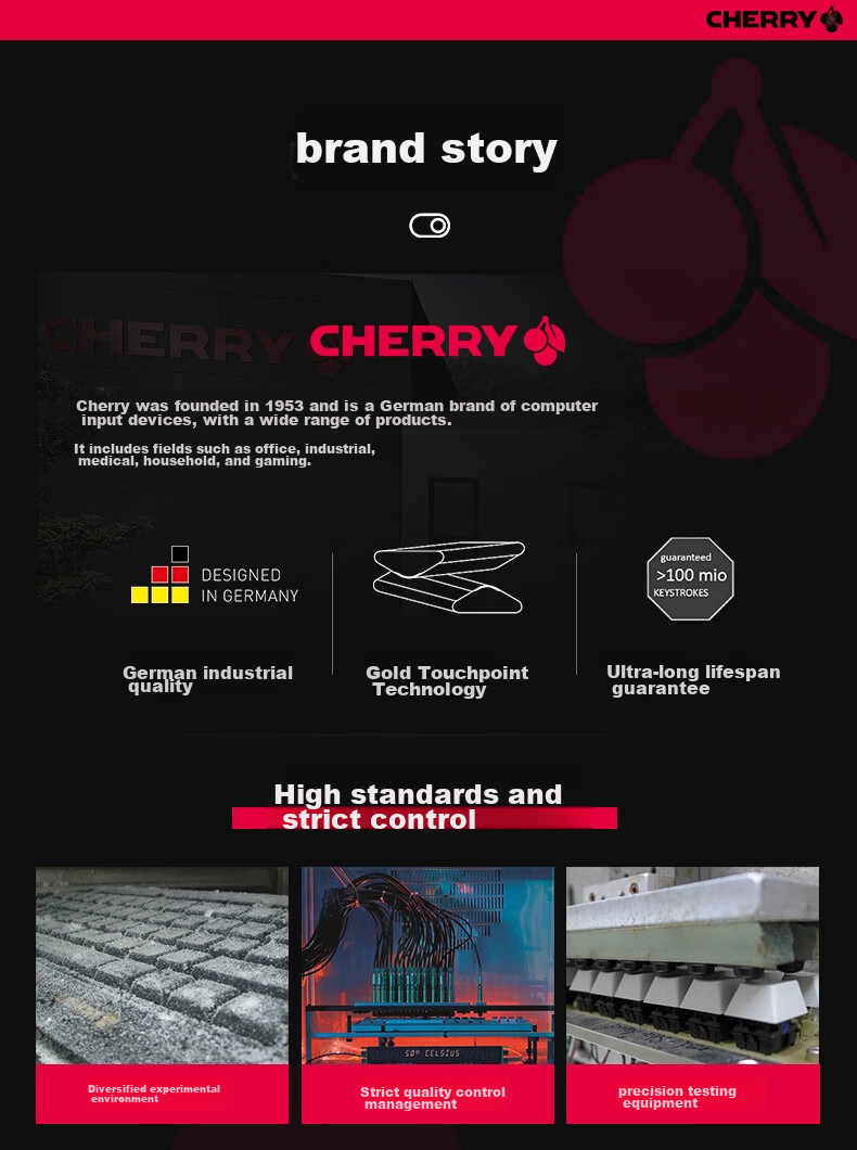 CHERRY MX3.0S Wireless Keyboard, Mechanical Keyboard with 108 Keys, Office And Gaming Keyboard with Bluetooth Triple-Mode, RGB Lighting Effects, Aluminum Alloy Shell, Compatible with Windows/Mac 17