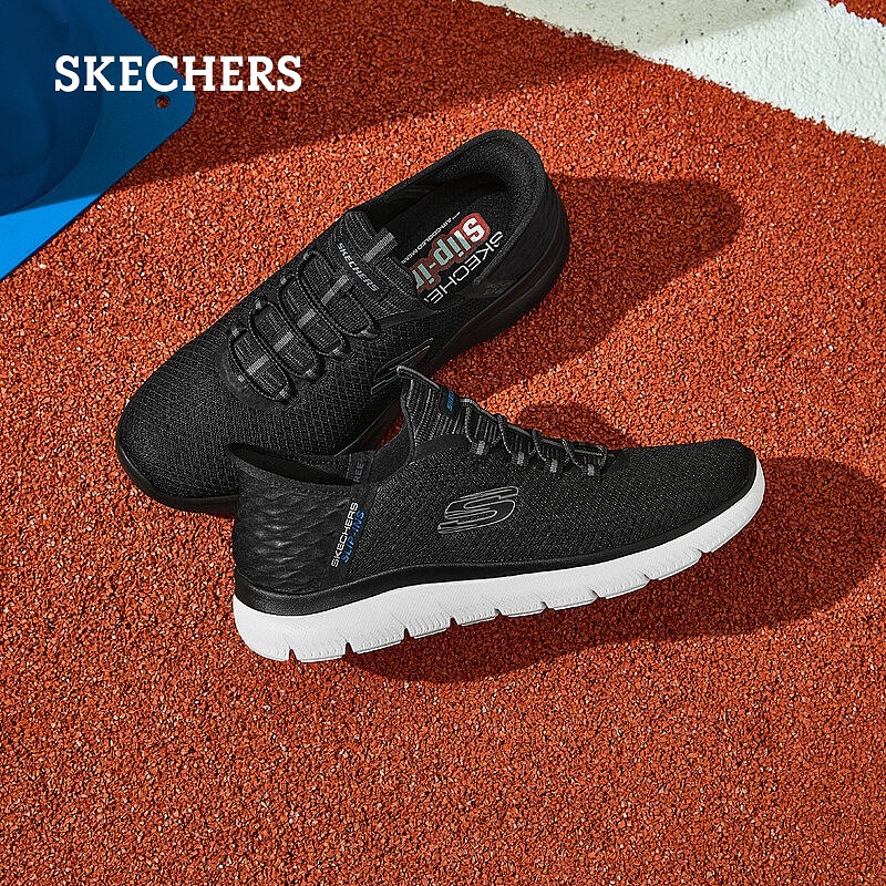 Skechers Men's Athletic Shoes, Autumn Slip-On Casual Sneakers, Walking Shoes with Soft Soles And Shock Absorption, Model 232457