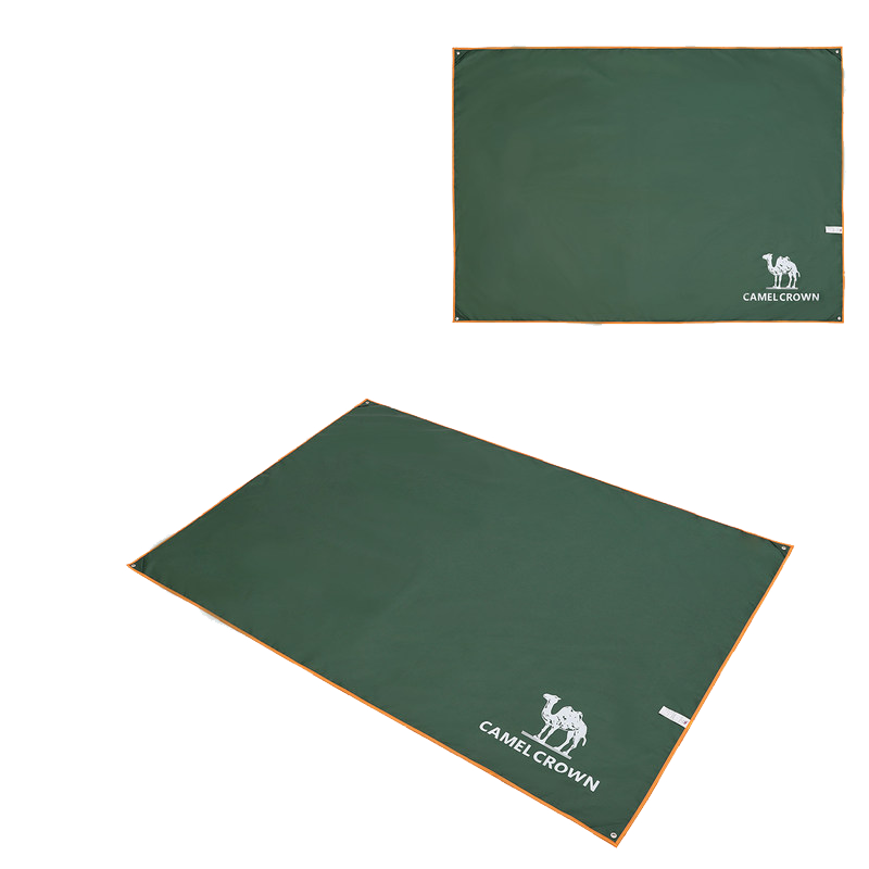 CAMEL Outdoor Ground Mat, Tent Camping Mat, Thickened Waterproof Wear-Resistant Picnic Mat, Moisture-Proof Market Stall Ground Cloth, Floor Mat