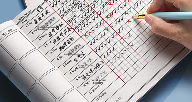 DiLe Vertical Waist Belt 2026 A5 Daily Planner Annual Monthly Schedule Calendar Self-Discipline Punch Notebook High-Value KBX-2424B Persimmon Red 42