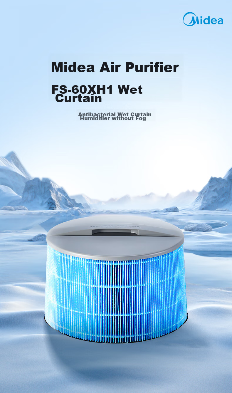 Midea Humidifying Air Purifier with No-Mist Humidifier RX600PRO Original Humidifier FS-60XH1 [Accessory] 1