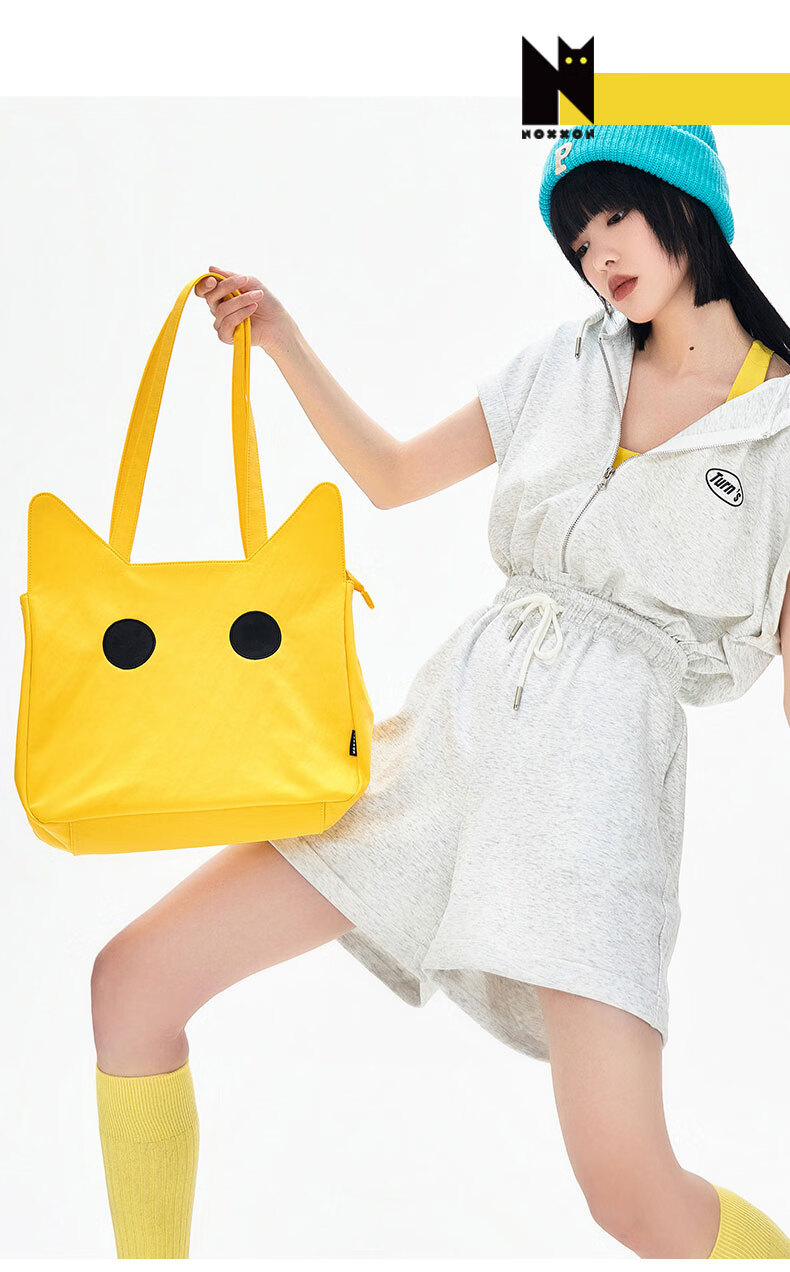 NOXXON Birthday Gift for Girlfriend, Shoulder Cat-Shaped Tote Bag, Commuter Large Capacity Handbag for Men And Women, Laptop Carrying Casual Fashion Bag 4