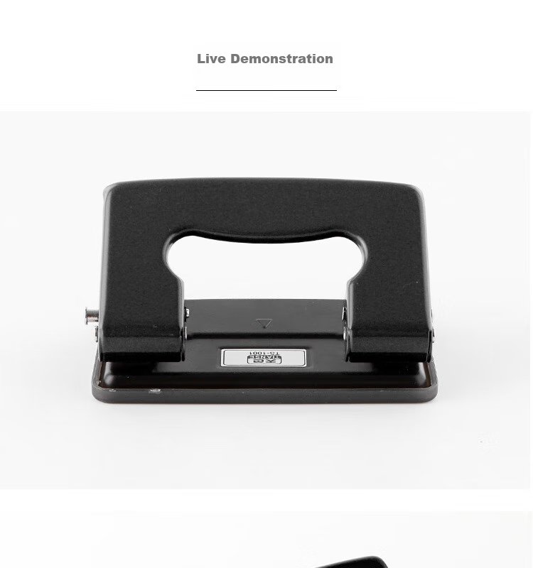 TIANSE Adjustable Four-Hole Puncher, Three-Hole Binder Paper Puncher, Adjustable Hole Spacing, A4 File Paper with Four Holes, Office Stationery, TS-1003 Black 6