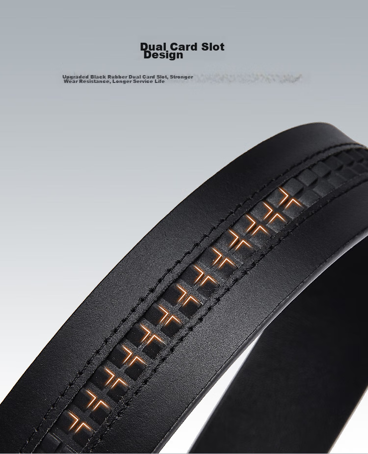 Hush Puppies Genuine Leather Belt for Men with Automatic Buckle, Business Style Waistband Gift Box Set, Birthday Present for Boyfriend Or Father 6