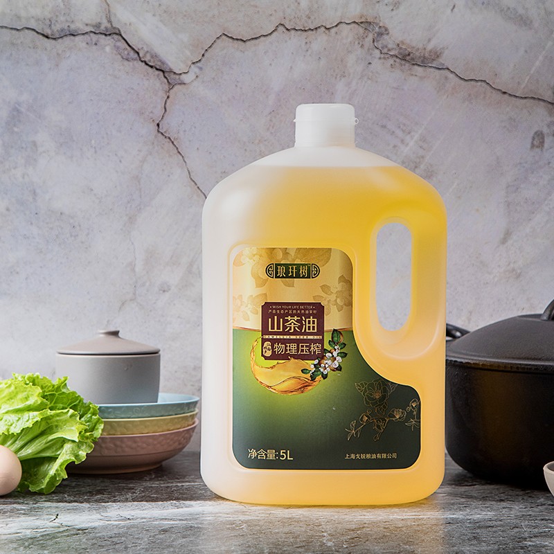 琅玕树【保真山茶油】山茶油 油茶籽油压榨一级食用油5L