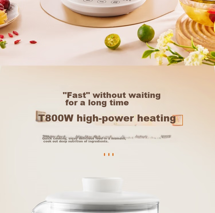 SUPOR ZMD Assured Series, Health Pot, 1.5L, High Borosilicate Glass, Multifunctional, Smart Reservation, Fully Automatic Heating, Tea Pot, SW-15Y22 5