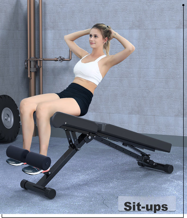 GK Multifunctional Folding Dumbbell Bench, Fitness Chair, Fly Bench, Sit-Up Board, Home Gym Equipment, Bench Press Fitness Bench 6