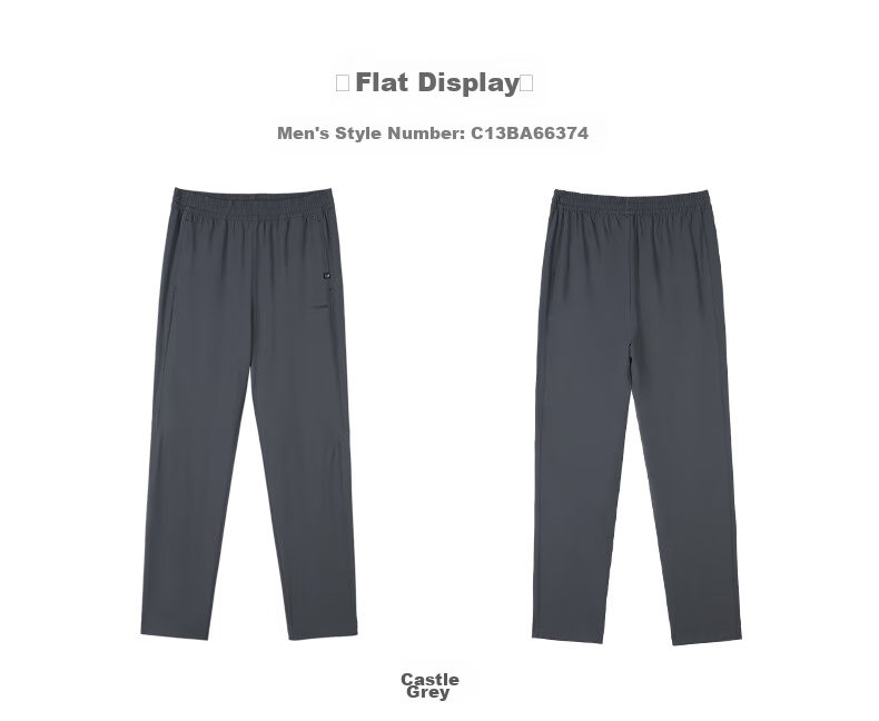 CAMEL Ice Silk Casual Pants for Men, Summer New Loose Straight-Leg Quick-Dry Sun Protection Dad Running Sports Trousers 10